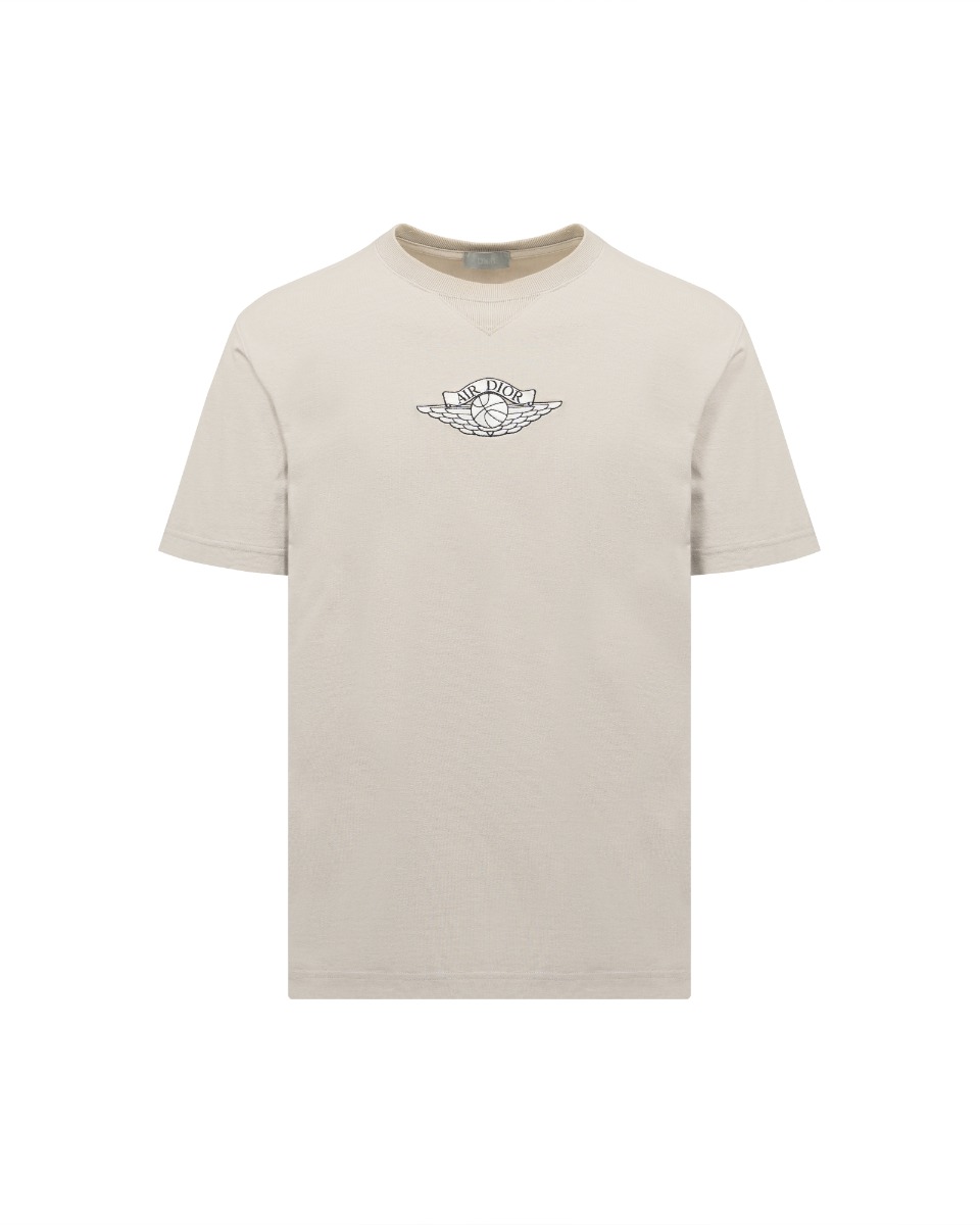 Dior x Air Jordan chest logo embroidery t-shirt thumbnail