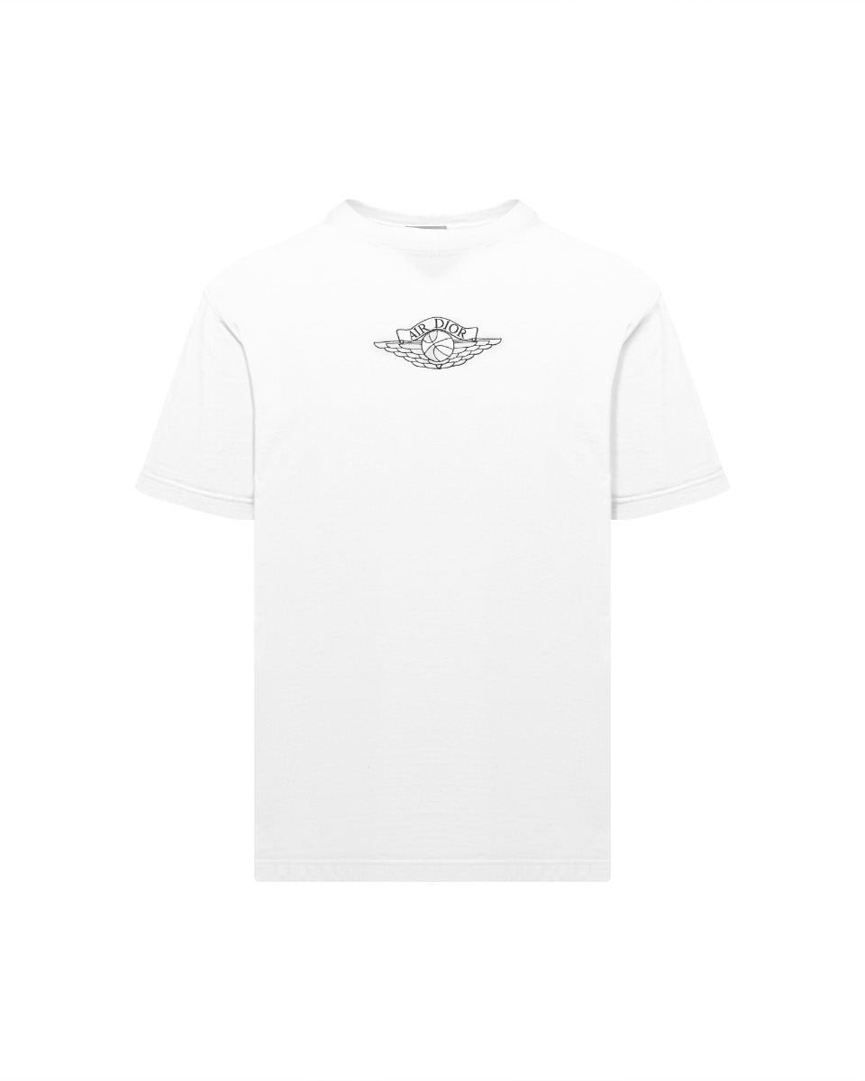 Dior x Air Jordan chest logo embroidery t-shirt thumbnail