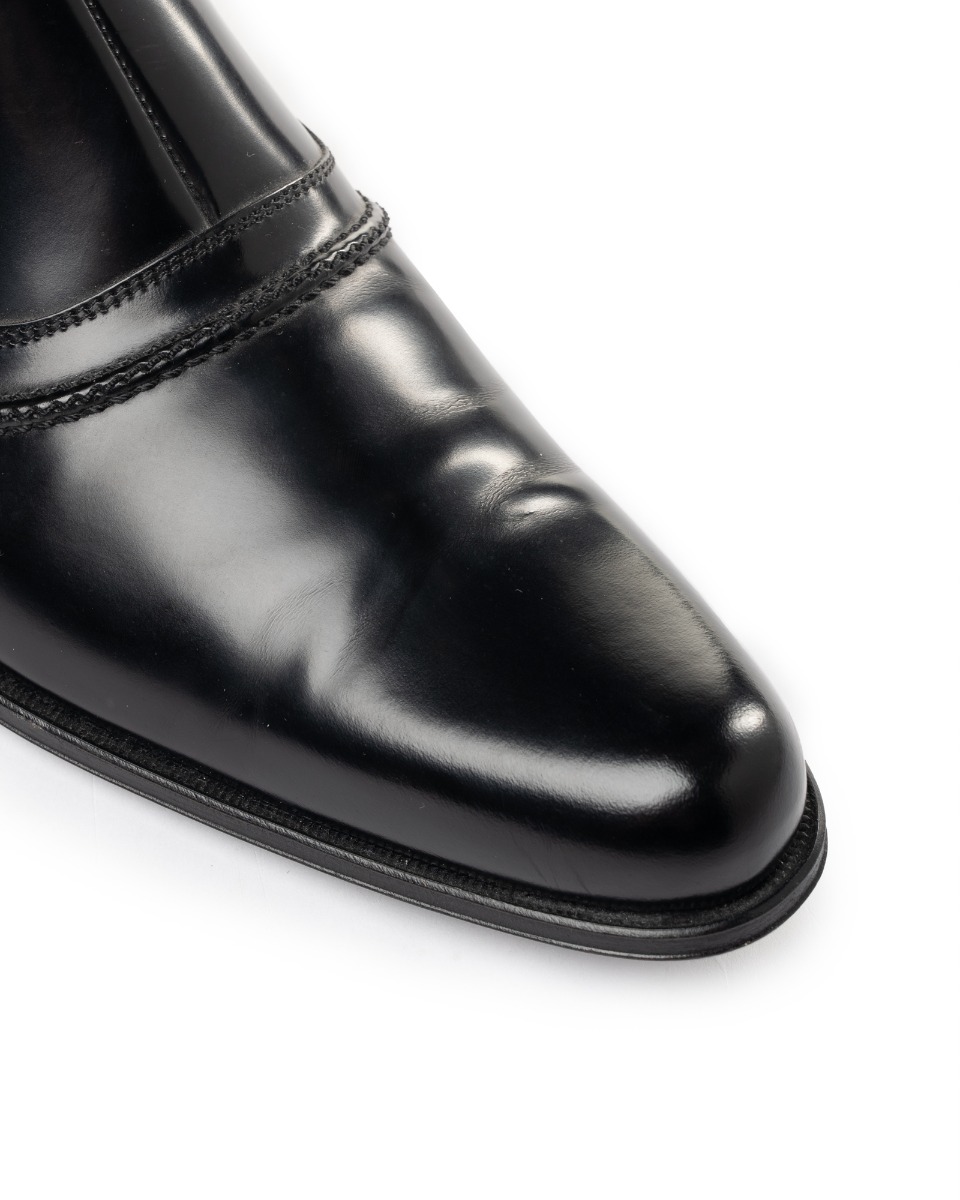 Dolce&Gabbana Chelsea black leather ankle boots thumbnail