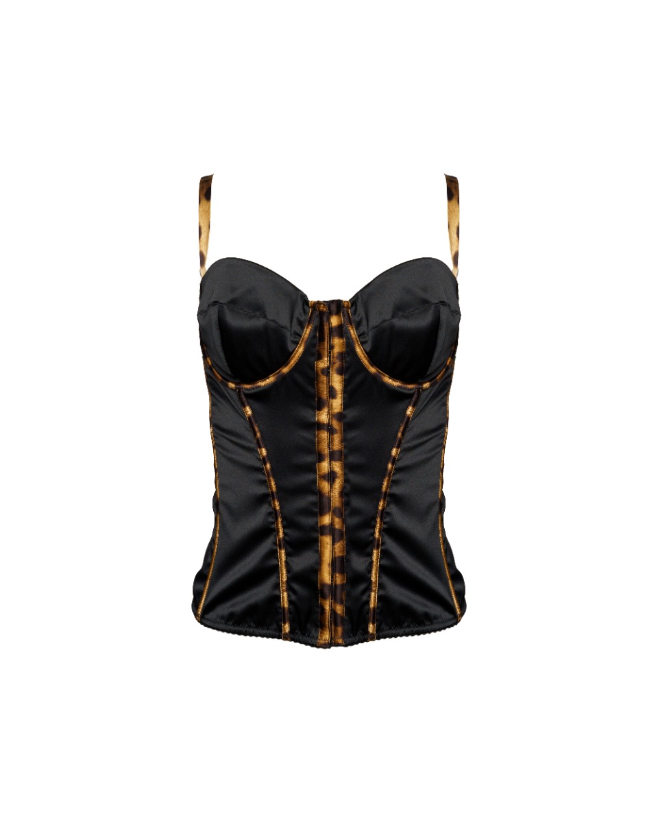 Dolce&Gabbana panther lined corset top thumbnail