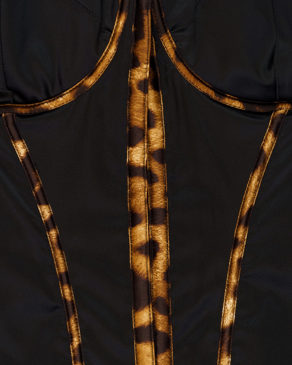 Dolce&Gabbana panther lined corset top thumbnail