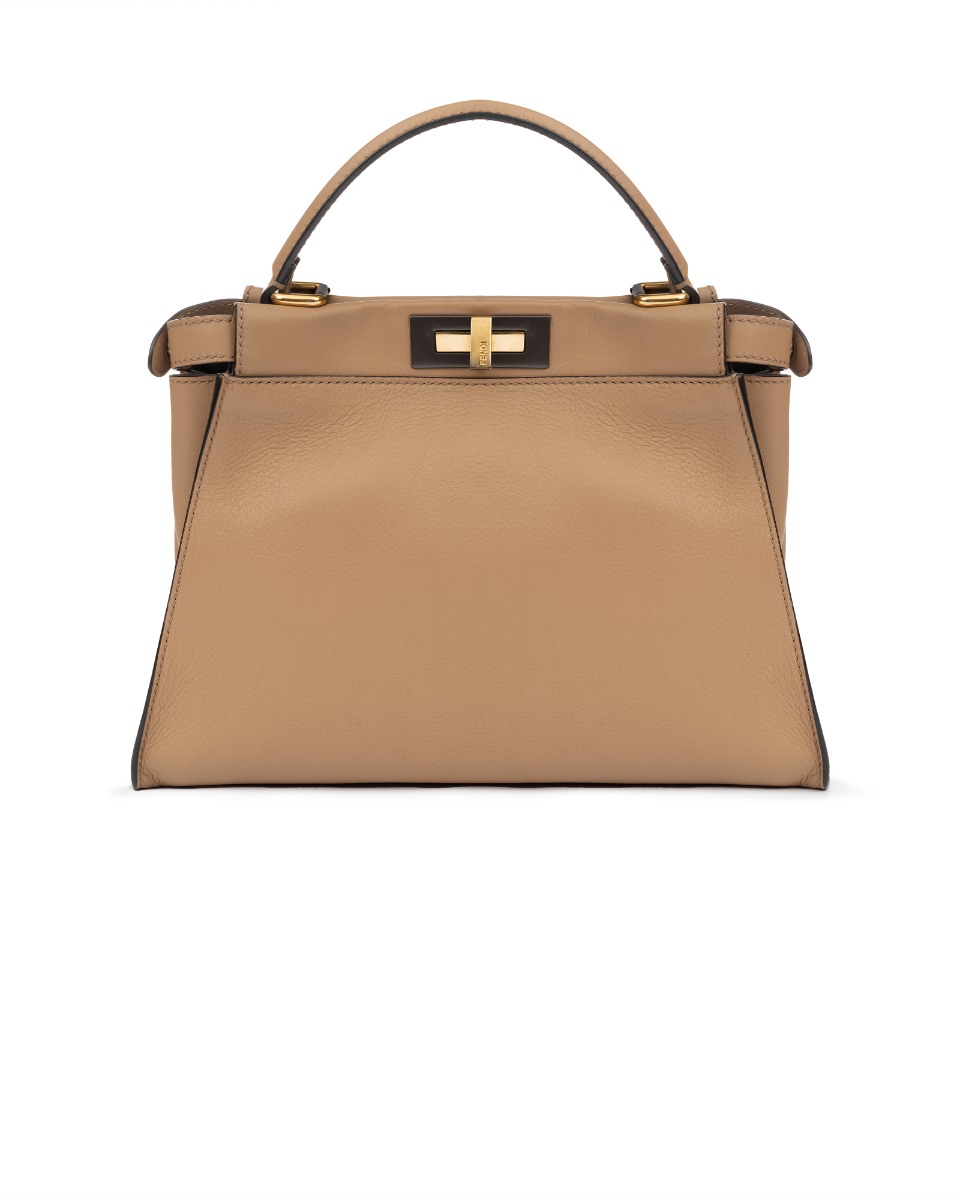Fendi Peekaboo medium beige bag thumbnail
