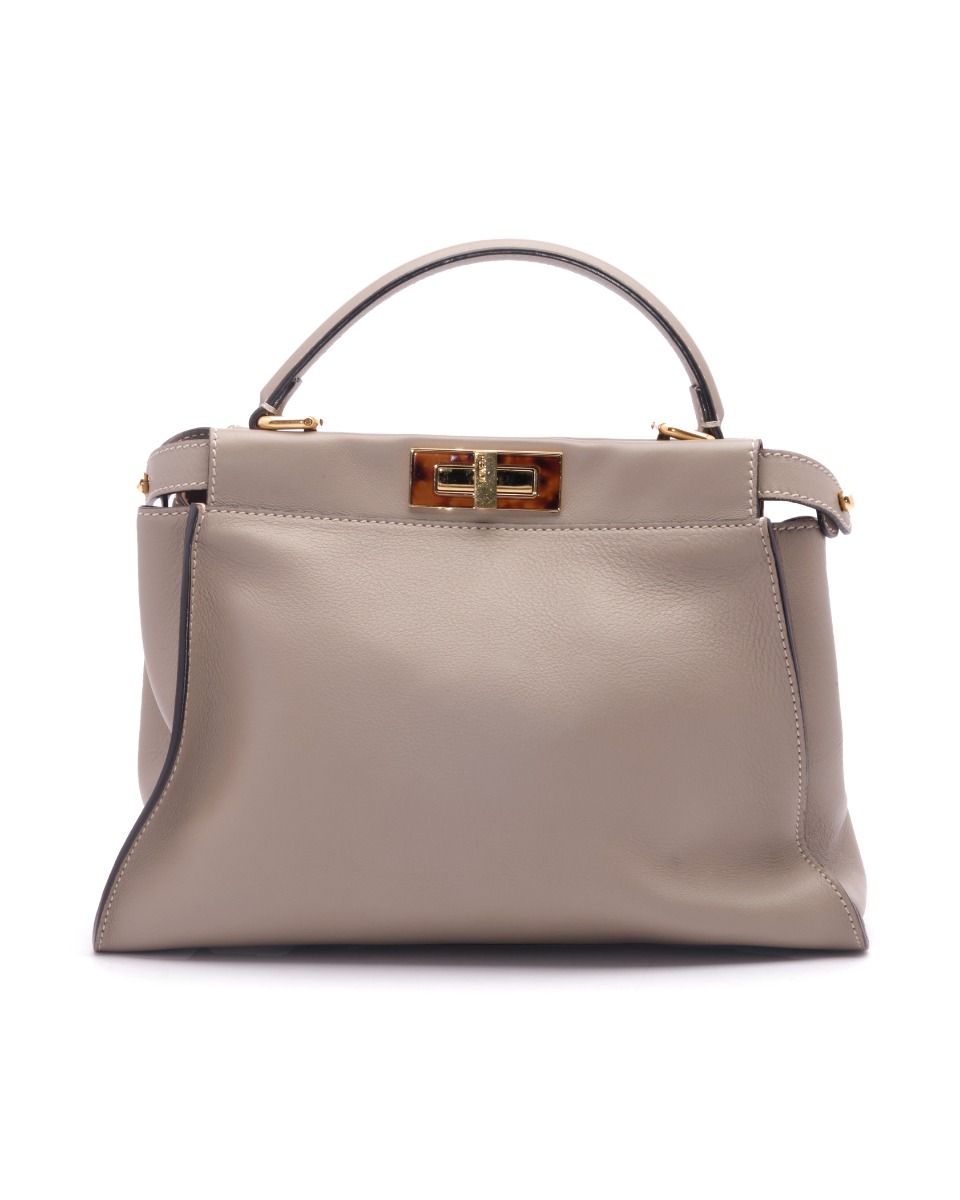 Fendi Peekaboo medium grey bag thumbnail