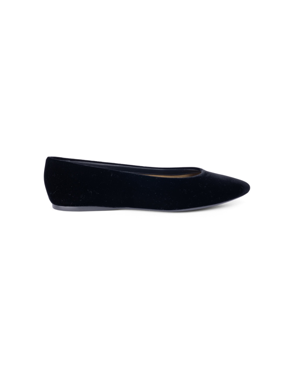 Saint Laurent Gio velvet ballet flats thumbnail