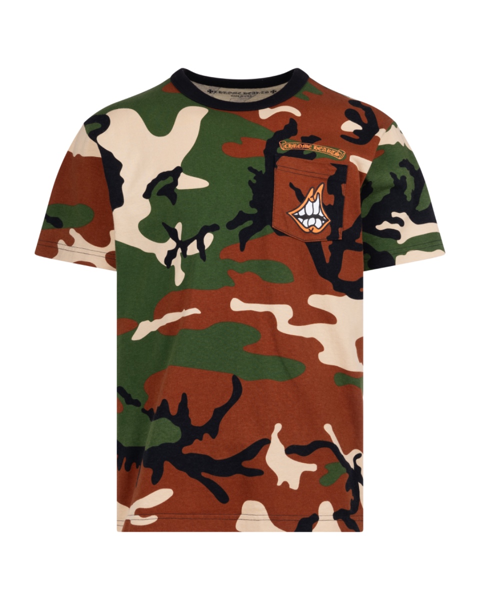 Chrome Hearts Matty Boy "Caution" camo t-shirt thumbnail