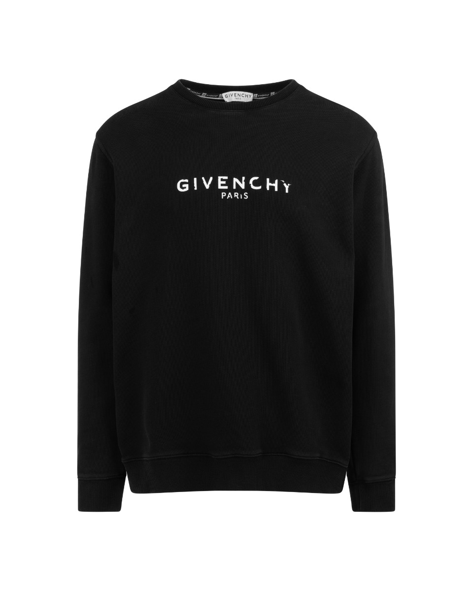 Givenchy distressed logo crewneck  thumbnail