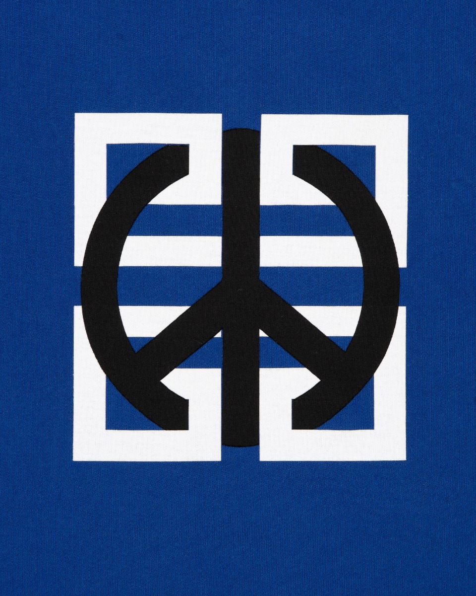 Givenchy Intrasia 4G Peace royal blue hoodie  thumbnail