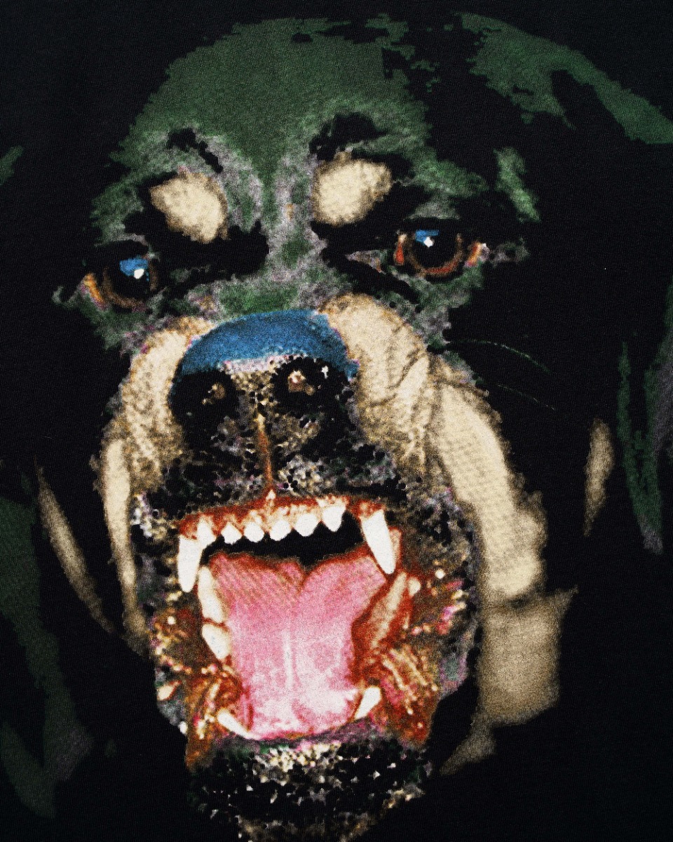 Givenchy Rottweiler printed black tank top thumbnail