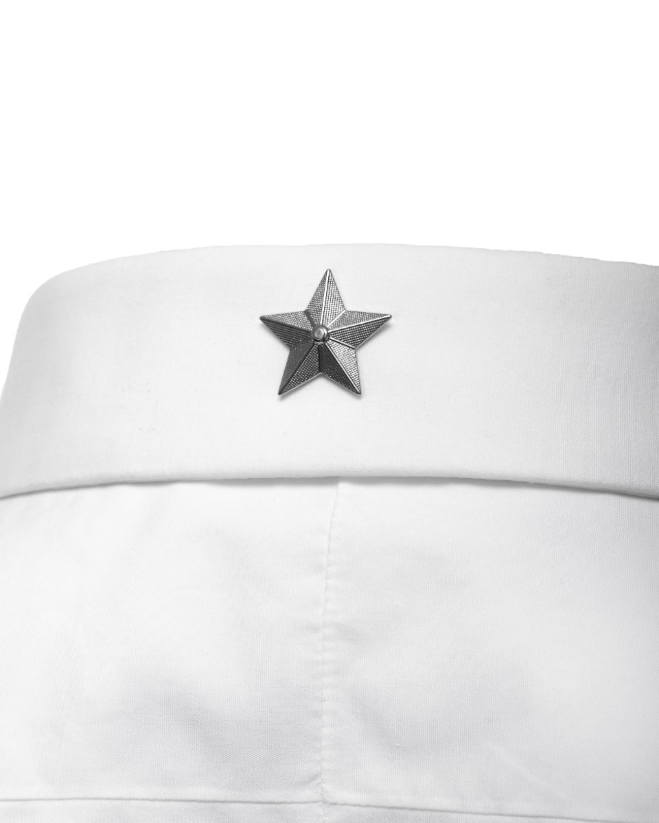 Givenchy star studded collar white shirt thumbnail
