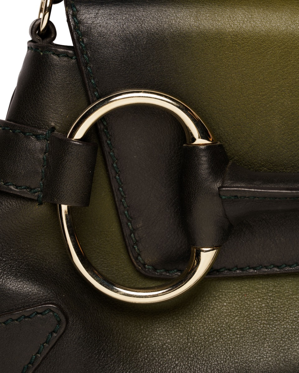 Gucci 1955 Horsebit gradient green clutch bag thumbnail