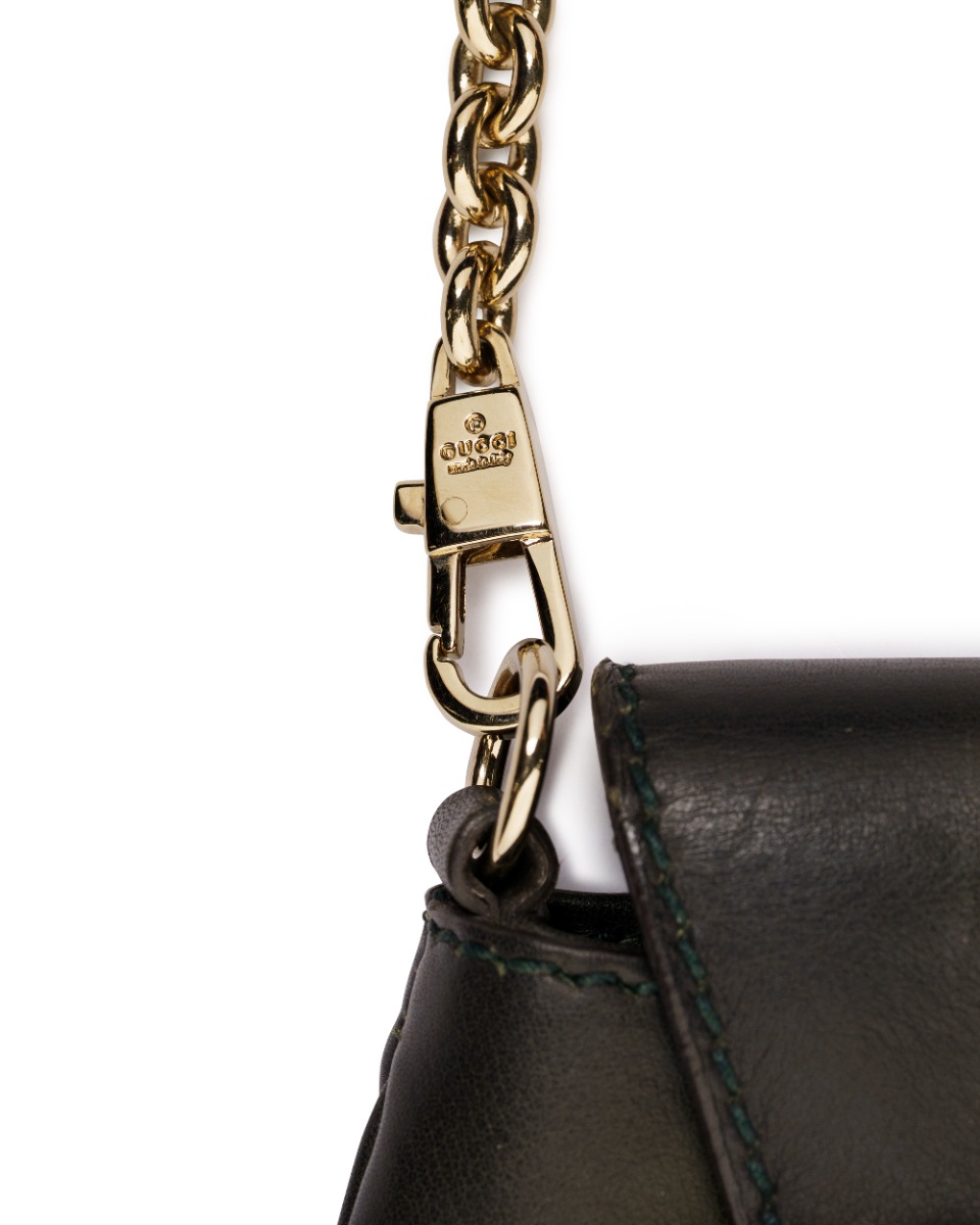 Gucci 1955 Horsebit gradient green clutch bag thumbnail