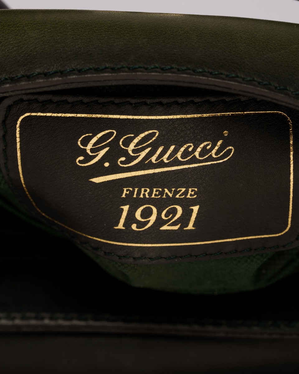 Gucci 1955 Horsebit gradient green clutch bag thumbnail