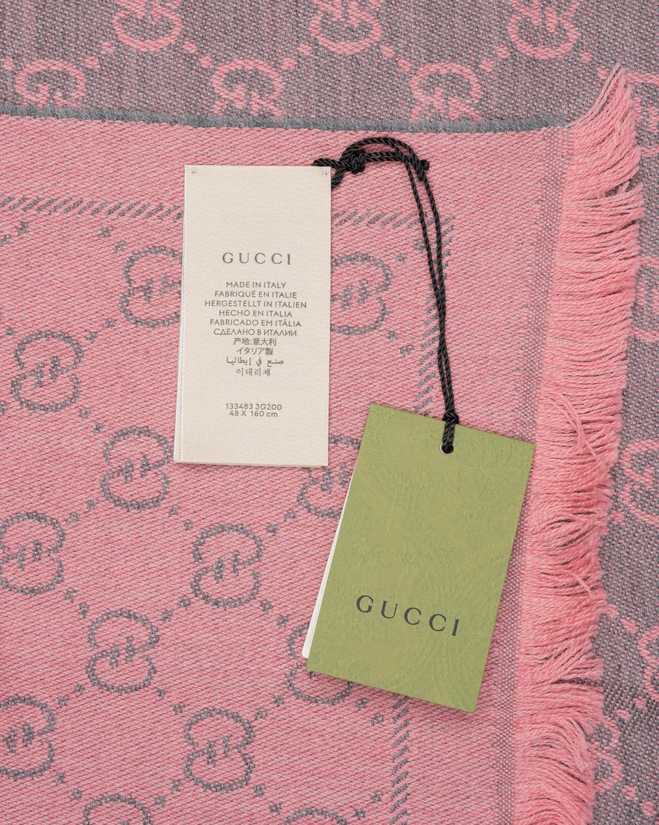 Gucci "GG" monogram jacquard scarf thumbnail