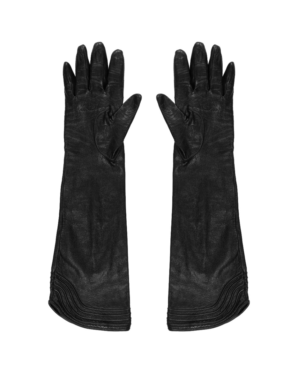 Gucci long leather moto gloves thumbnail