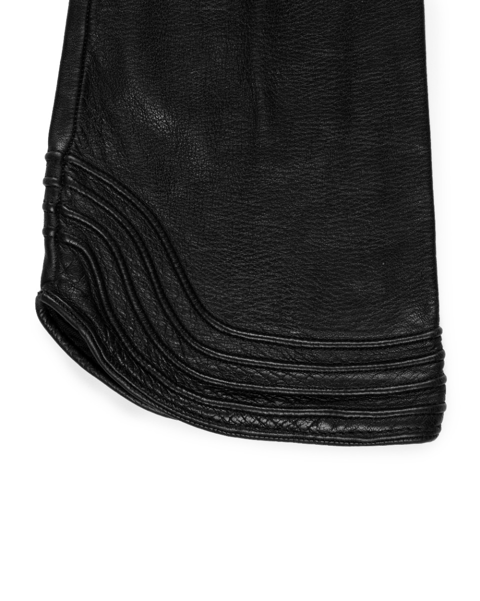 Gucci long leather moto gloves thumbnail