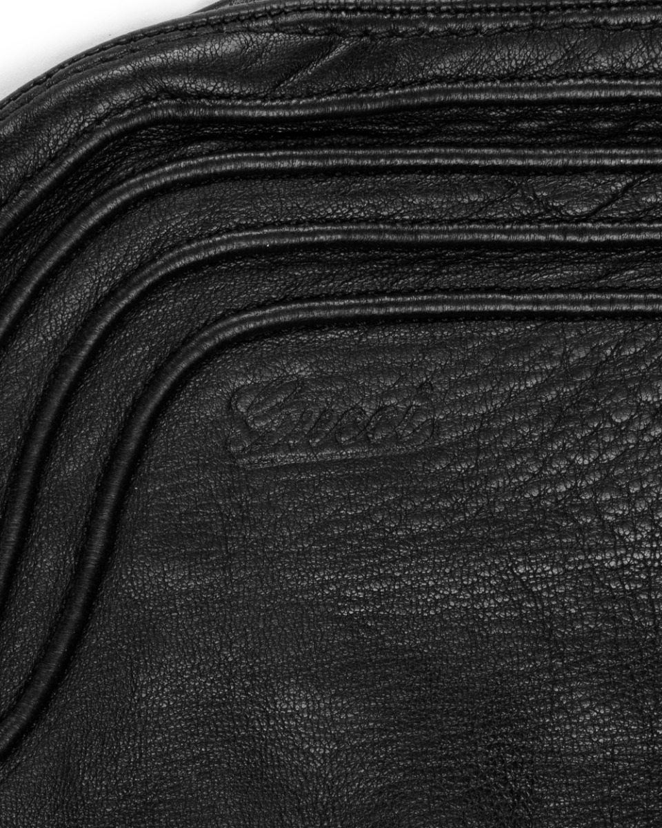 Gucci long leather moto gloves thumbnail