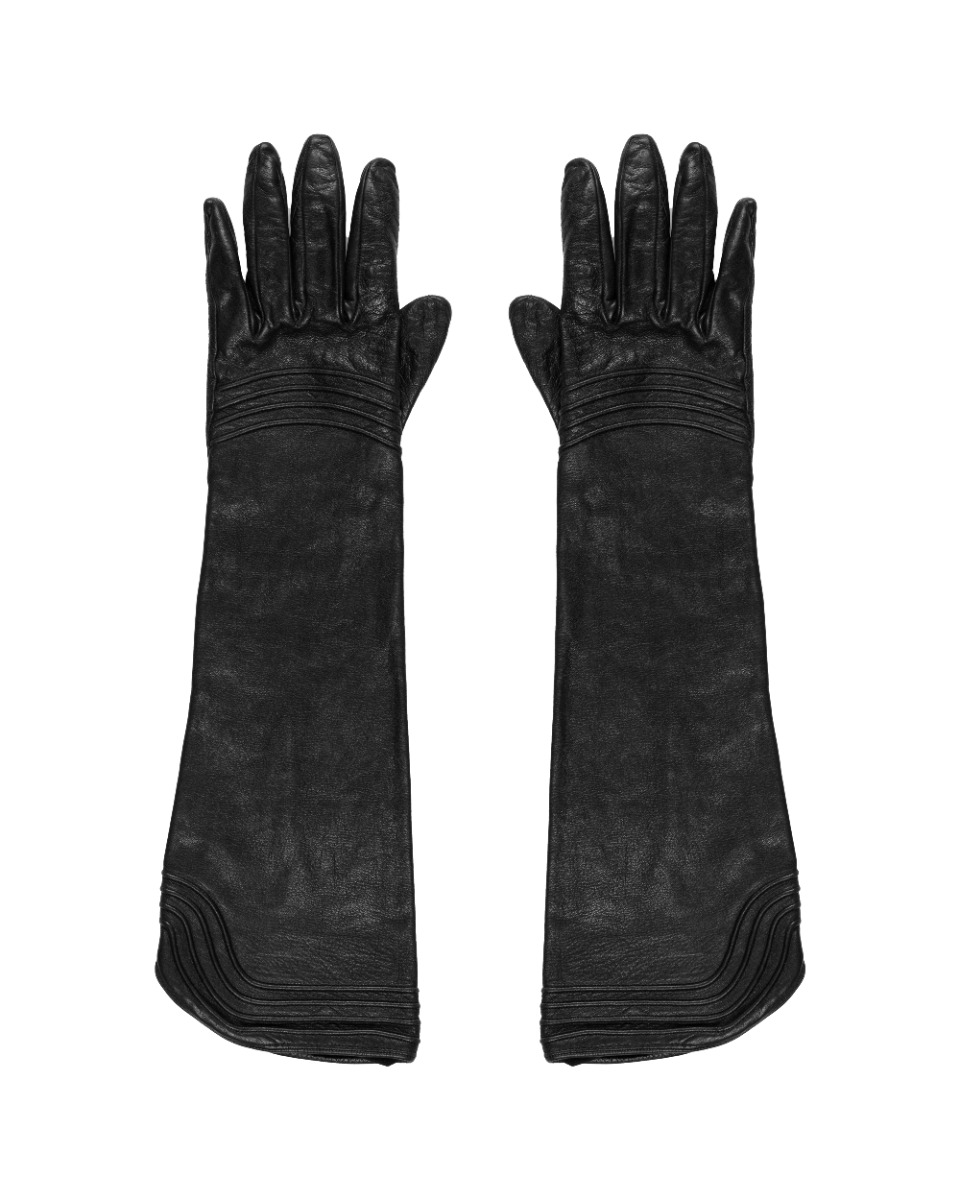 Gucci long leather moto gloves thumbnail