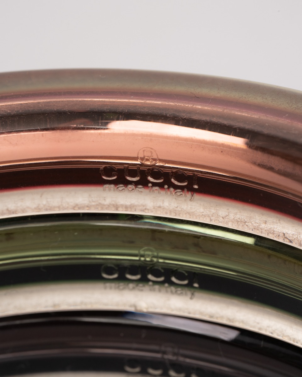Gucci Ressin Bangle plexiglass transparent set of 3 bracelets thumbnail