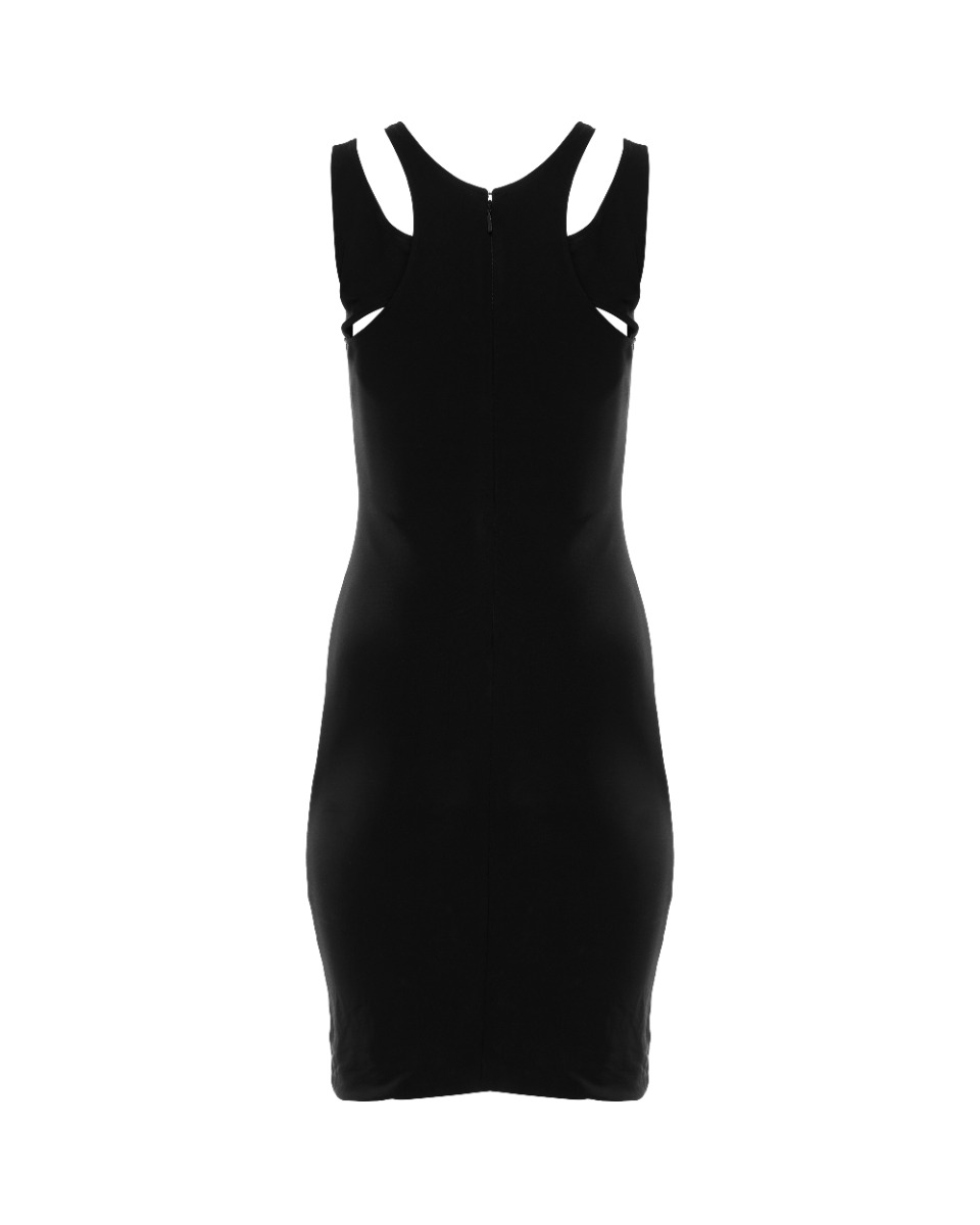 Gucci shoulder cut-out black mini dress thumbnail