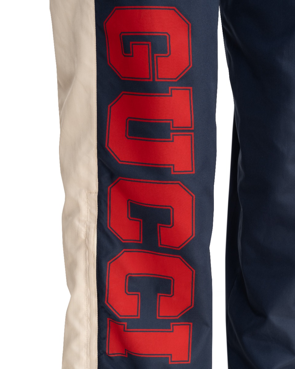 Gucci tape detail nylon back logo track pants thumbnail