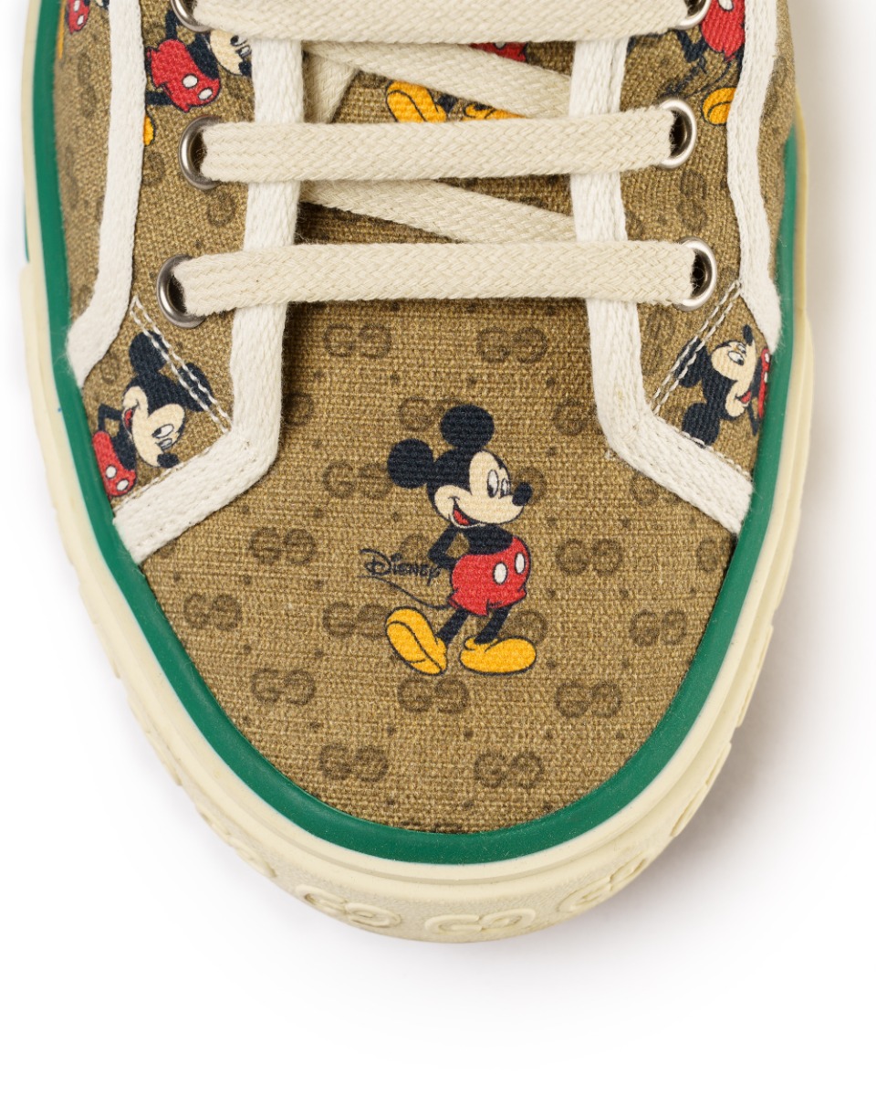 GUCCI x Disney Tennis 1977 Mickey Mouse GG Supreme monogram sneakers thumbnail