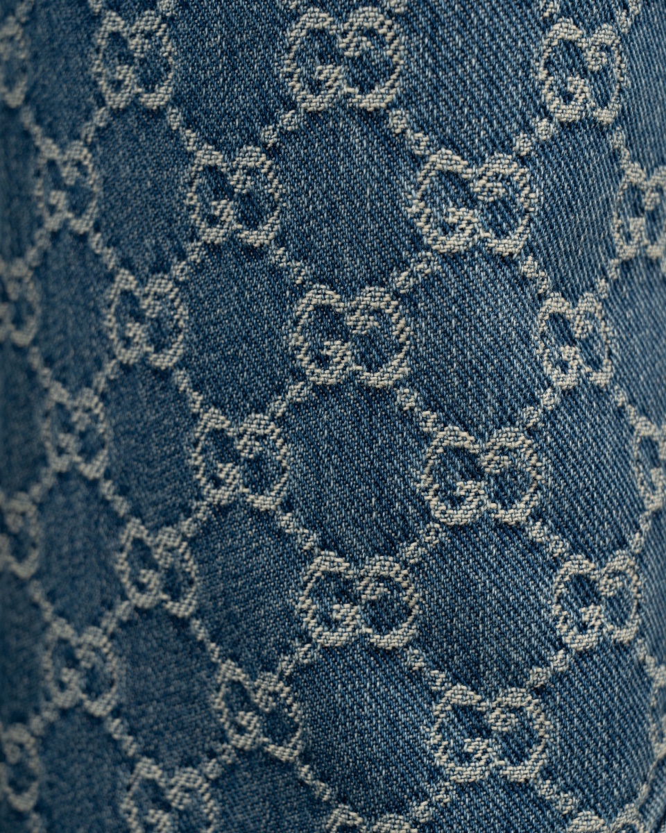 Gucci x Palace allover GG pattern studded bootcut jeans thumbnail