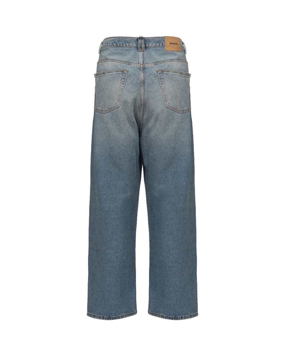 Hed Mayner blue faded denim pants thumbnail