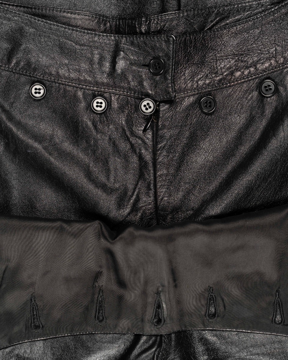Helmut Lang Sailor leather pants thumbnail