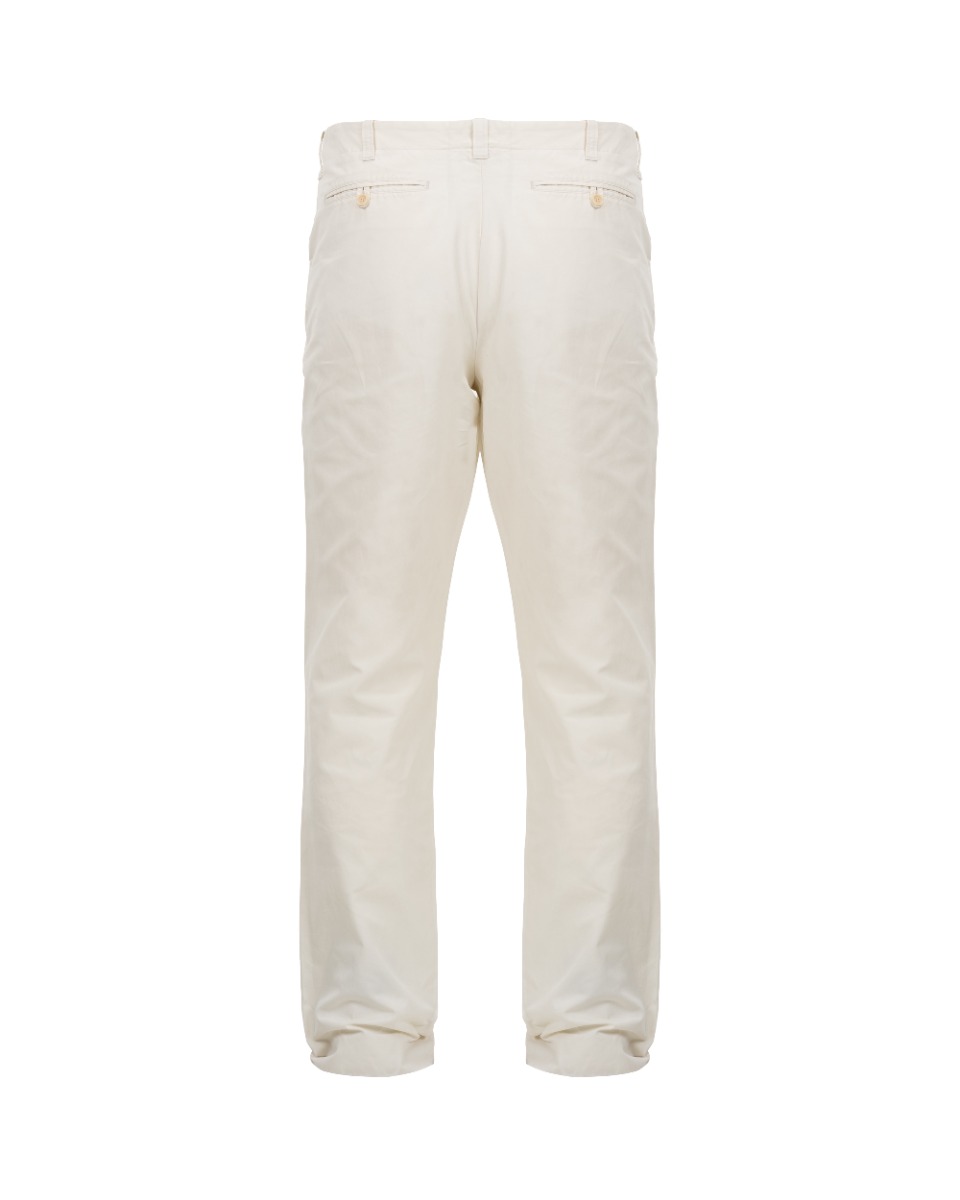 Helmut Lang waist loop white chino pants thumbnail