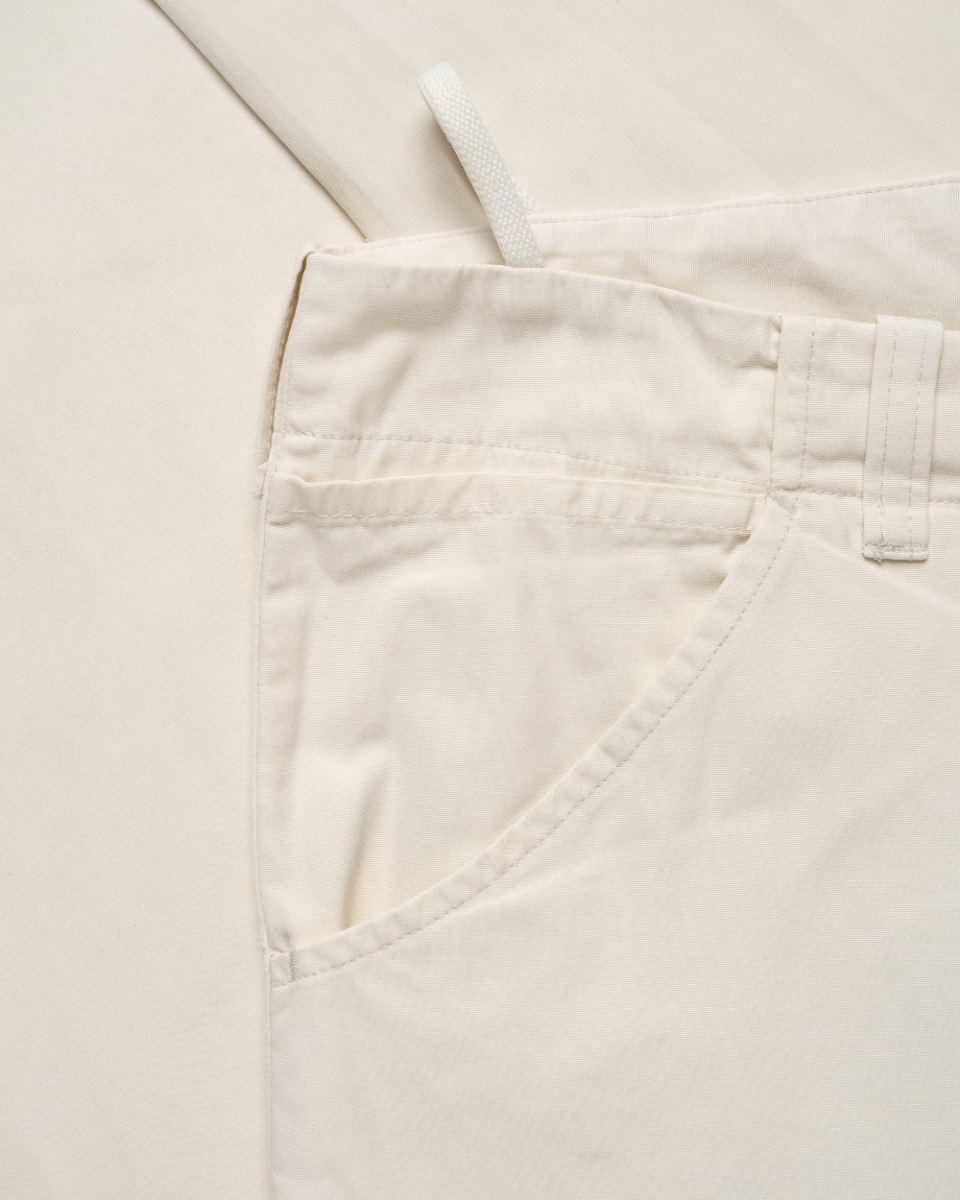 Helmut Lang waist loop white chino pants thumbnail