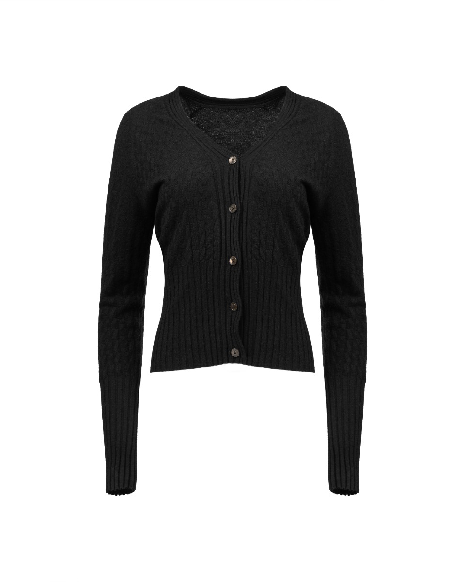 Hermes cashmere button-up cardigan sweater thumbnail