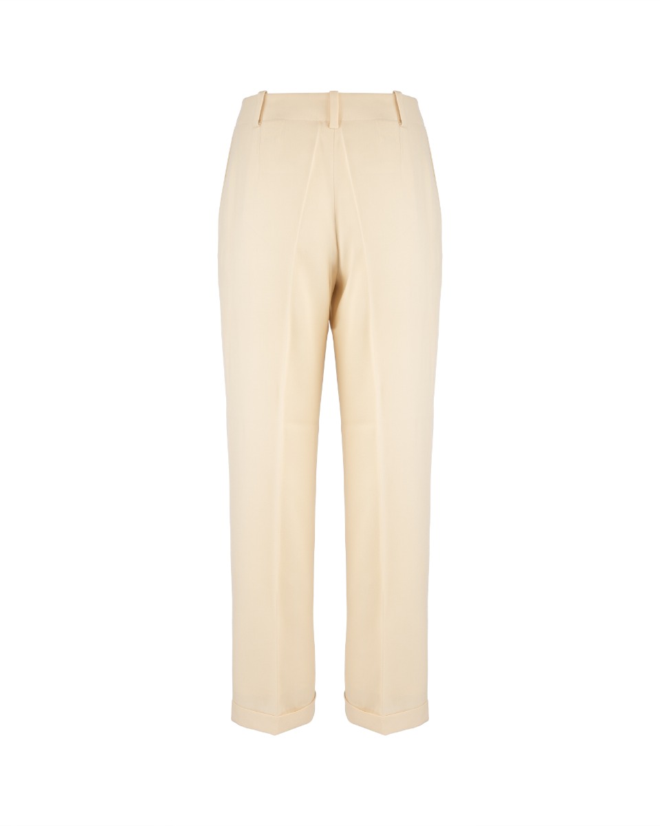 Hermès cream white straight trousers thumbnail