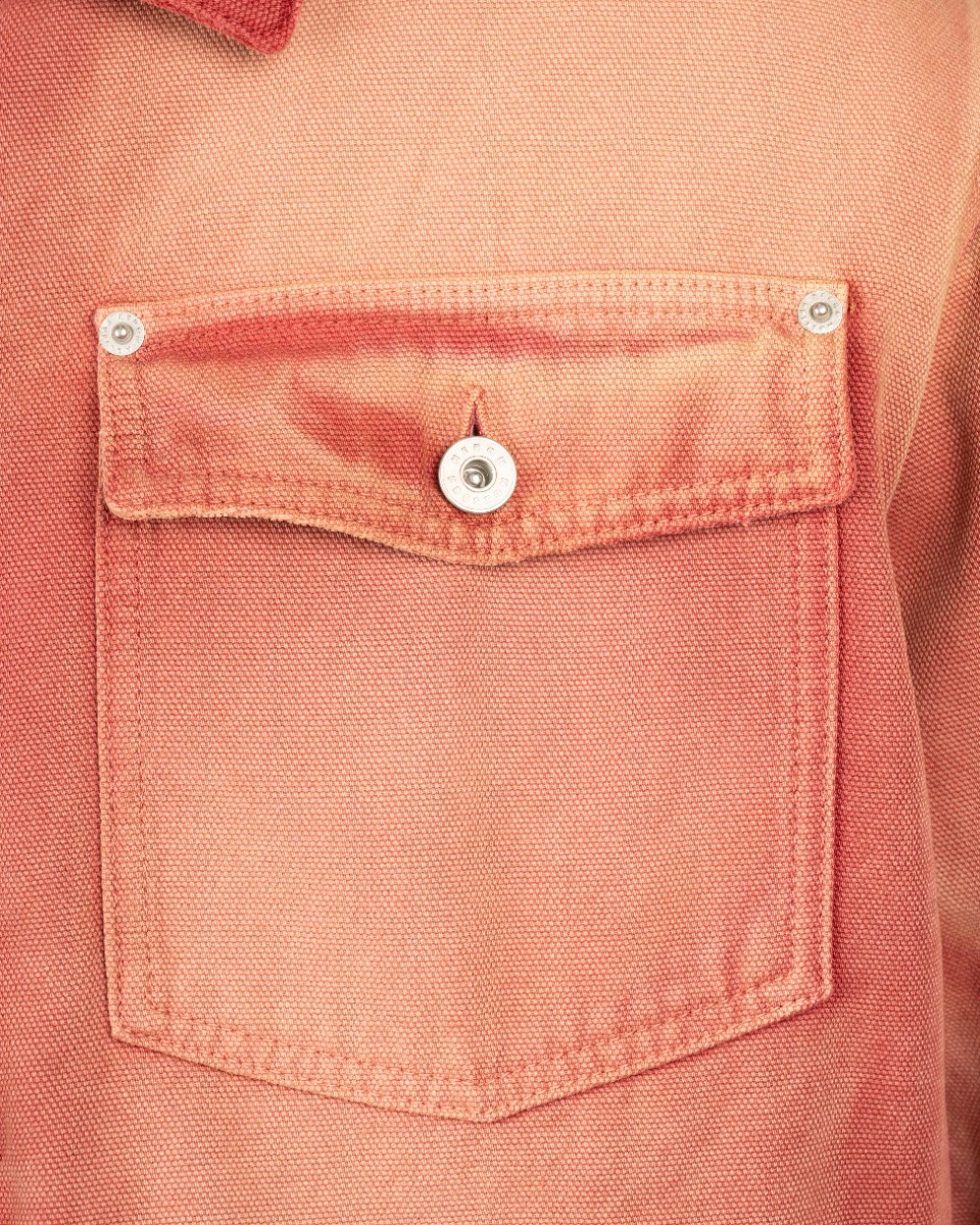 Heron Preston S.T.F.U. distressed faded canvas jacket thumbnail