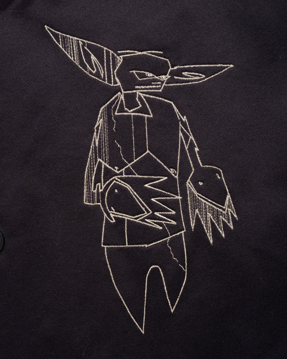 Hysteric Glamour x Futura "Futura Laboratories" reversible bomber jacket thumbnail