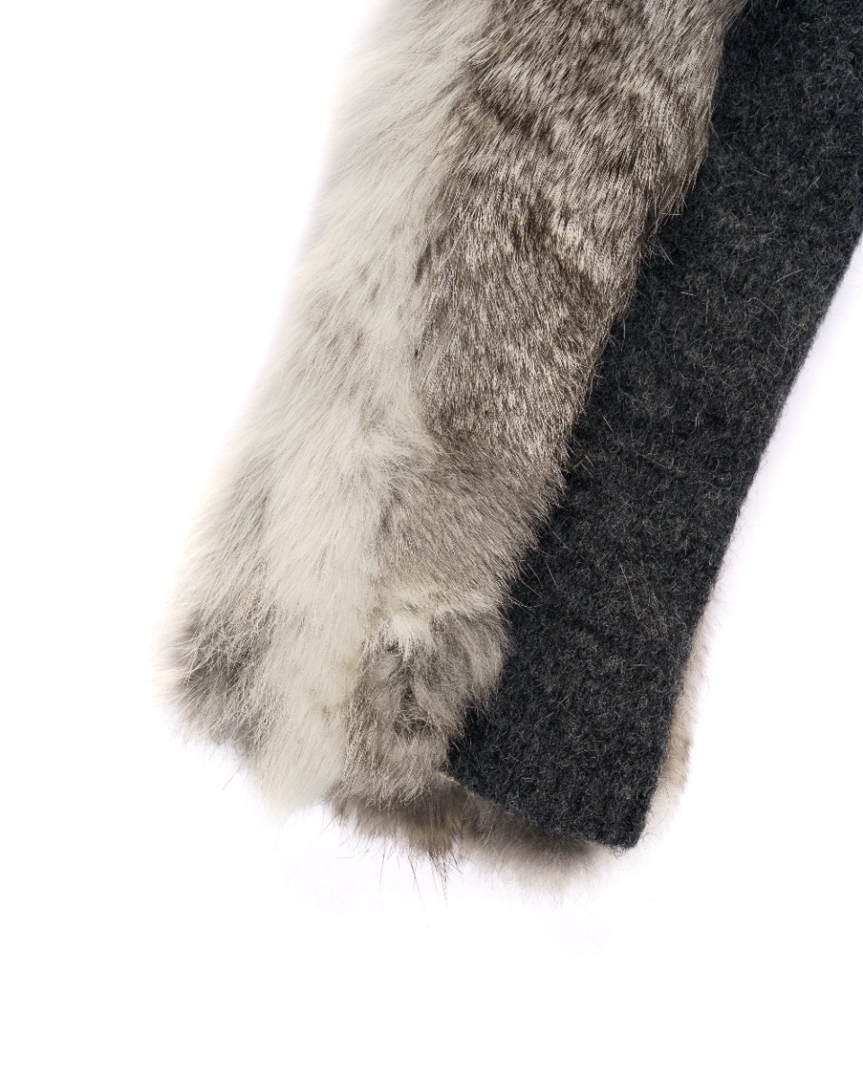 Isabel Marant rabbit fur jacket thumbnail