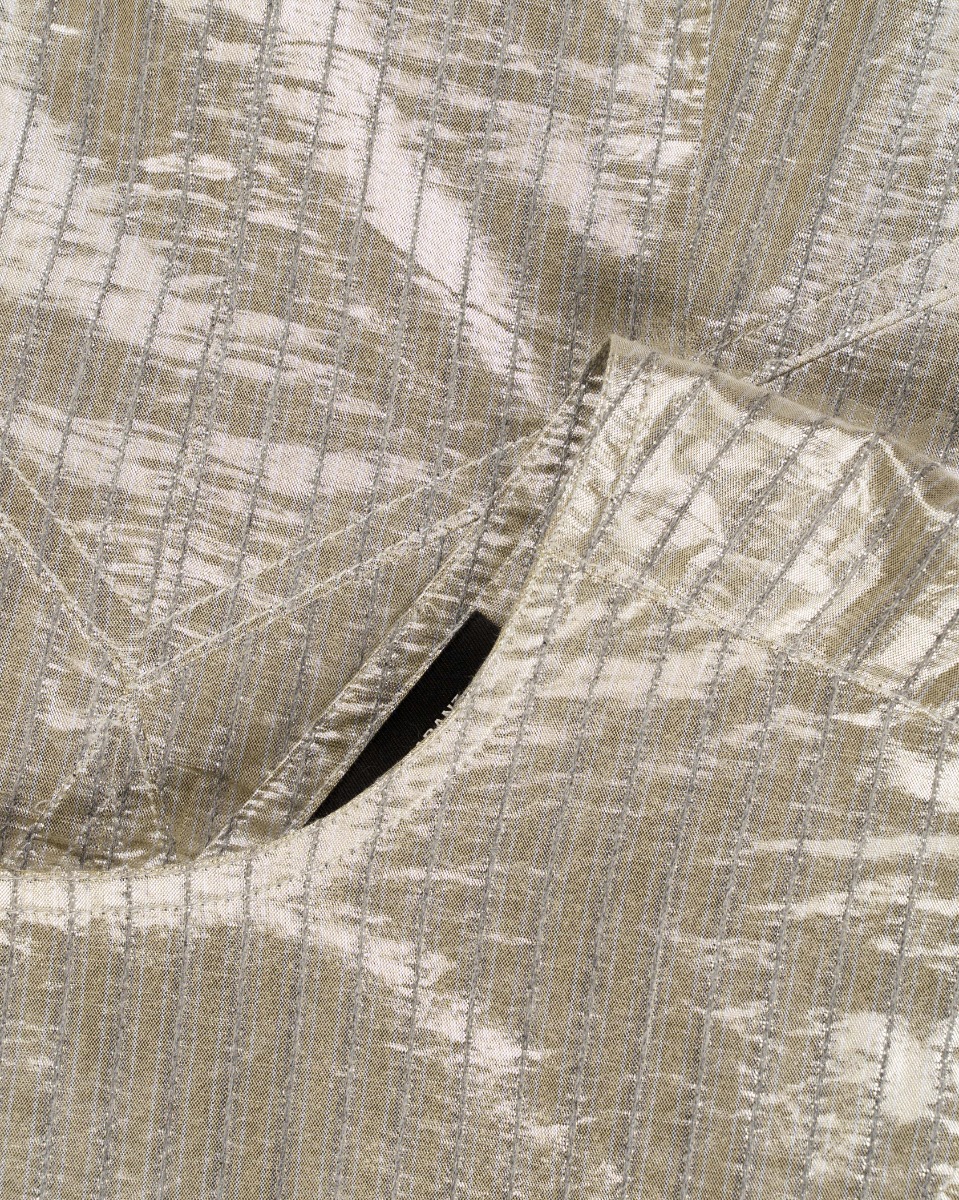 Isabel Marant Rolna metallic silver top thumbnail