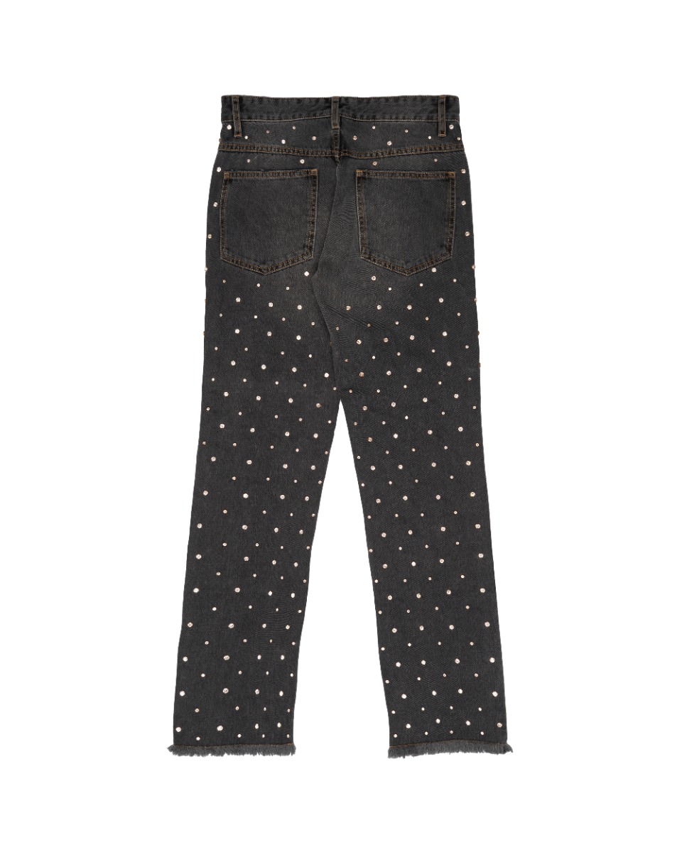 Isabel Marant Ulano Swarovski crystal-embellished denim pants thumbnail