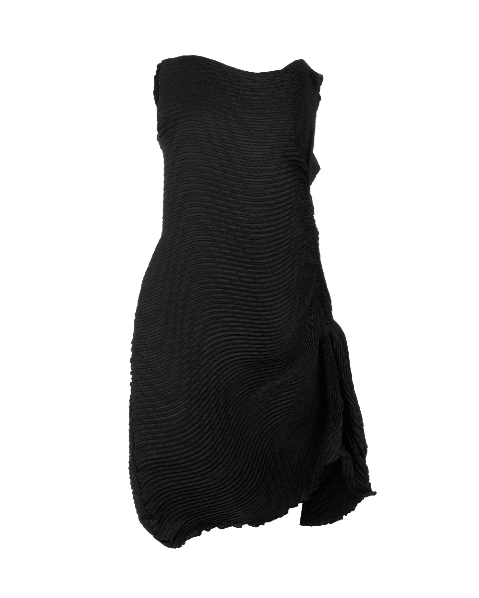 Issey Miyake Paper Bag Pleats midi dress thumbnail