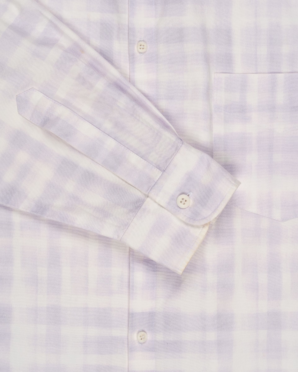Jacquemus "Le Coup De Soleil" Valensole button-up lavender shirt thumbnail