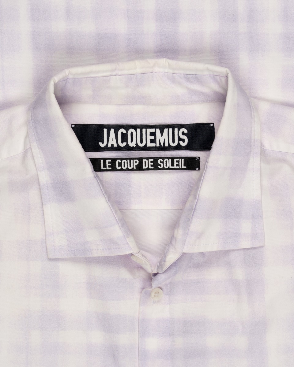 Jacquemus "Le Coup De Soleil" Valensole button-up lavender shirt thumbnail
