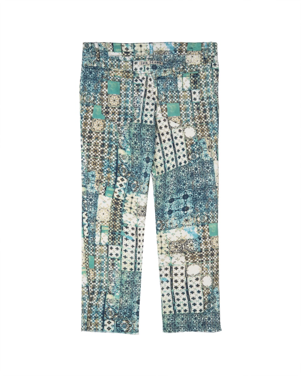 Jean Paul Gaultier printed jeans thumbnail