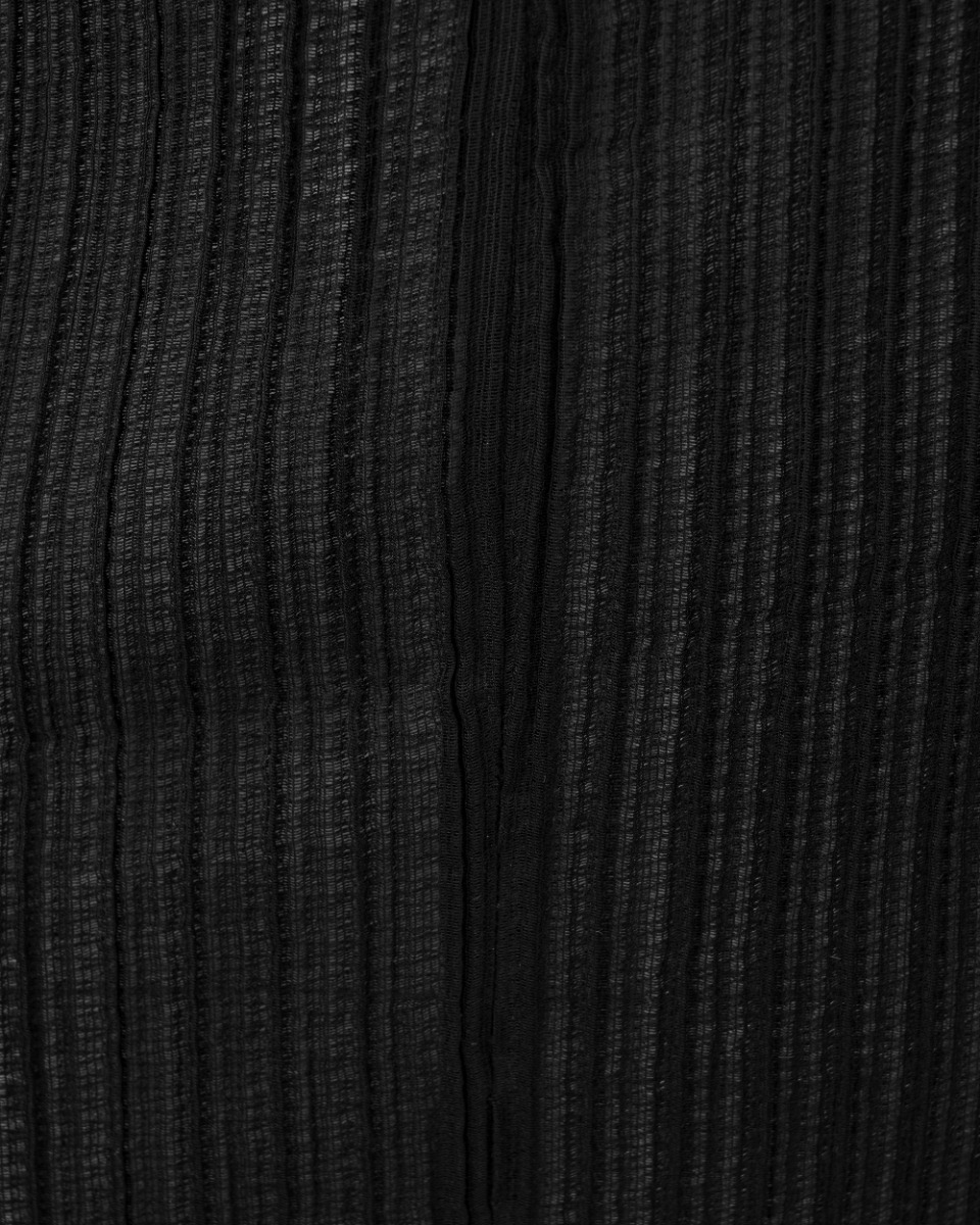 Jil Sander Translucent Plissé-Jersey mock-neck dress thumbnail