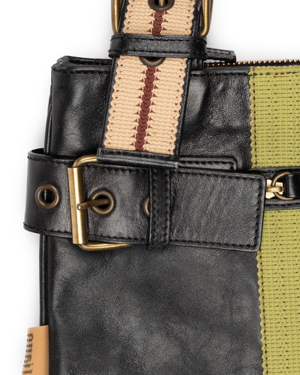 John Galliano woven embroidery leather bag thumbnail