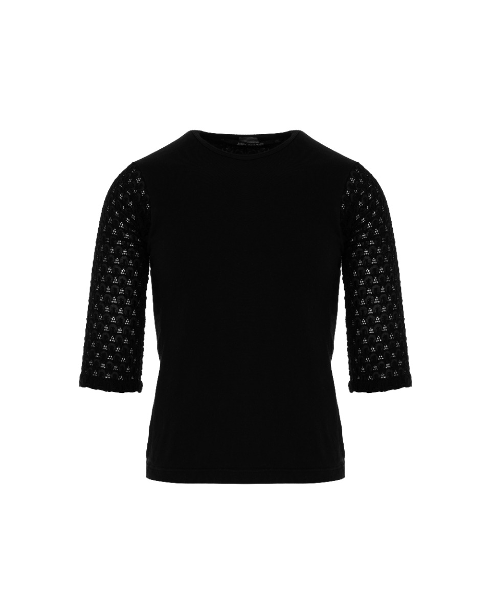 Junya Watanabe COMME des GARÇONS crochet  3/4 sleeve t-shirt thumbnail