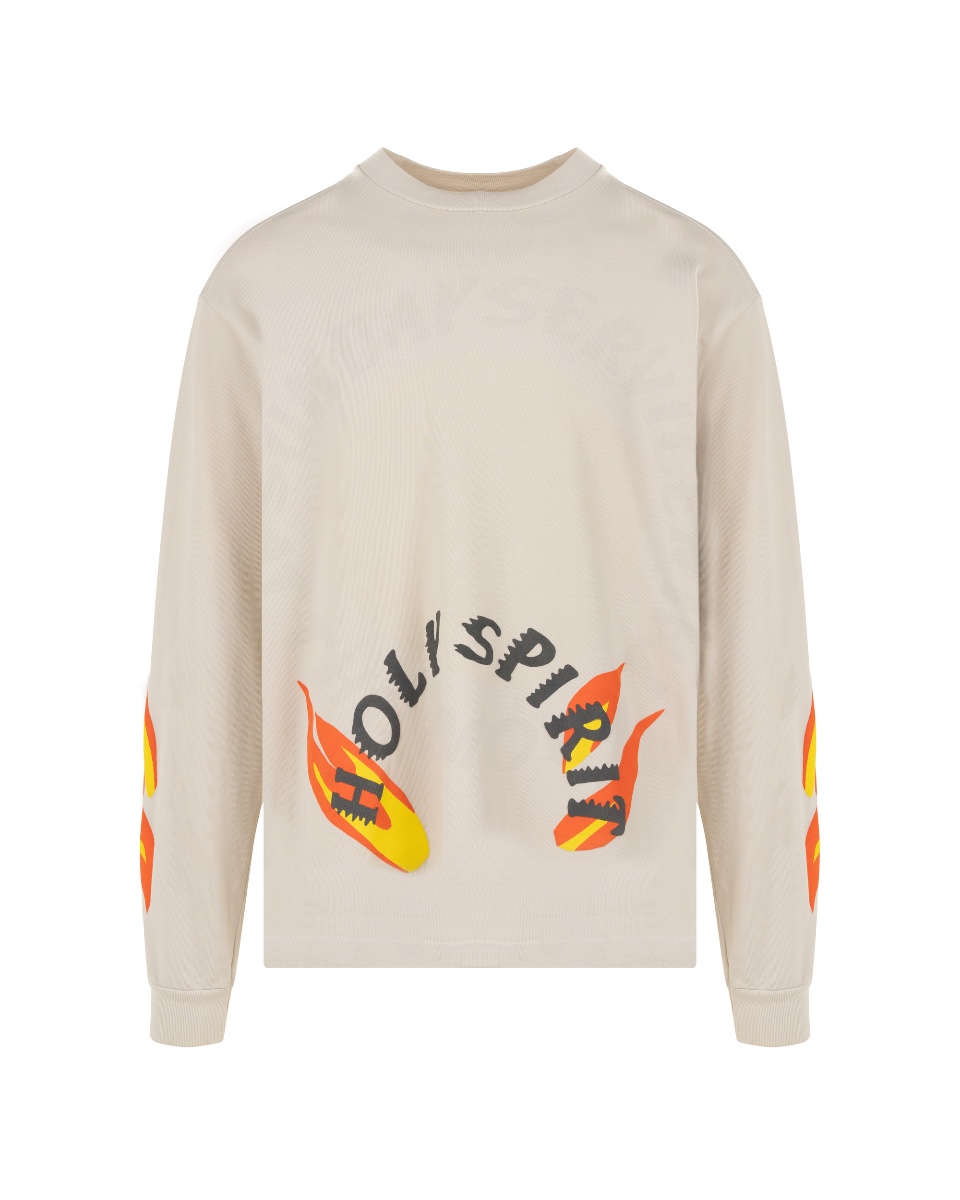 Kanye West Sunday Service "Holy Spirit" Choir Flame long sleeve t-shirt thumbnail
