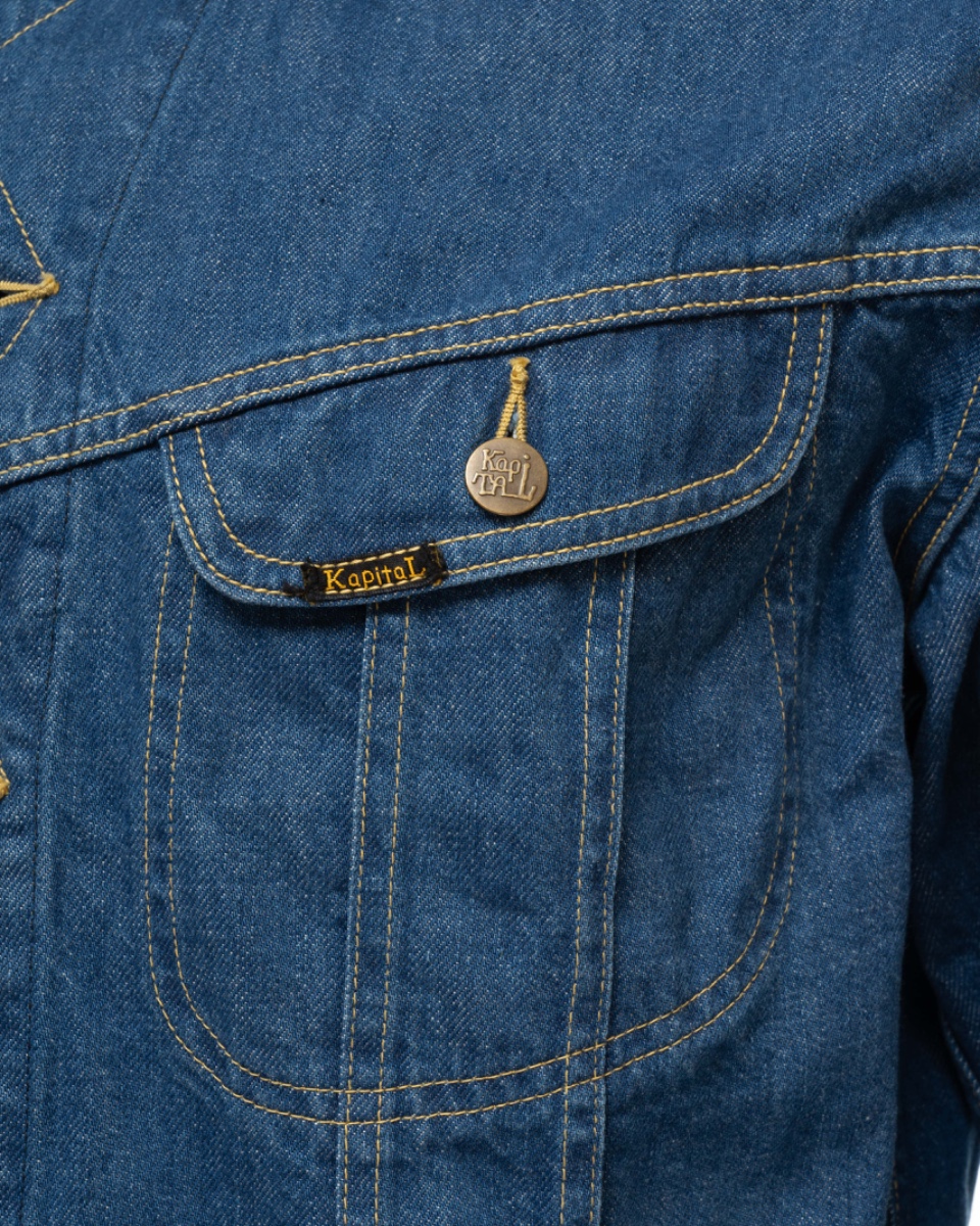 Kapital Smiley Face denim jacket thumbnail