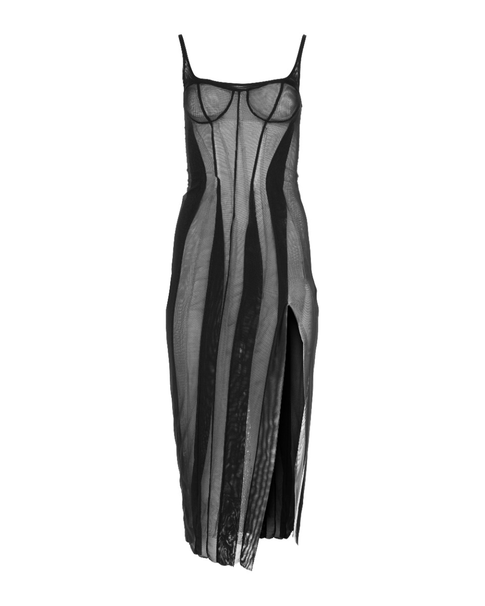 Kathryn Bowen corset tank midi dress thumbnail