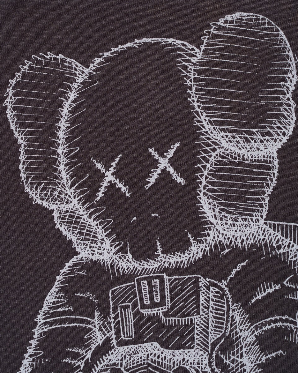 Kaws x Kid Cudi Moon Man front print crewneck sweatshirt thumbnail