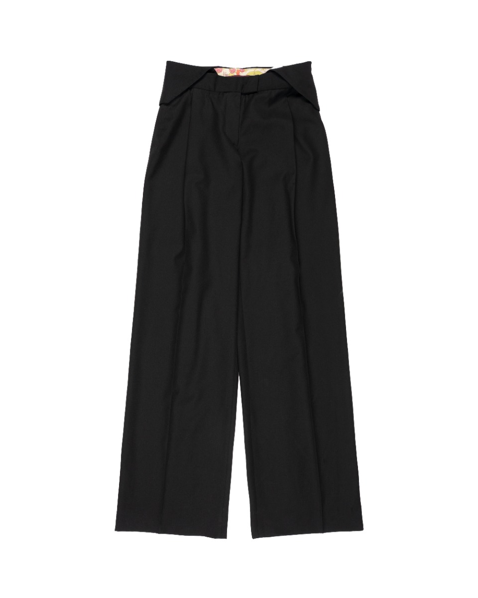 Kenzo button-up appliqué laine pants thumbnail