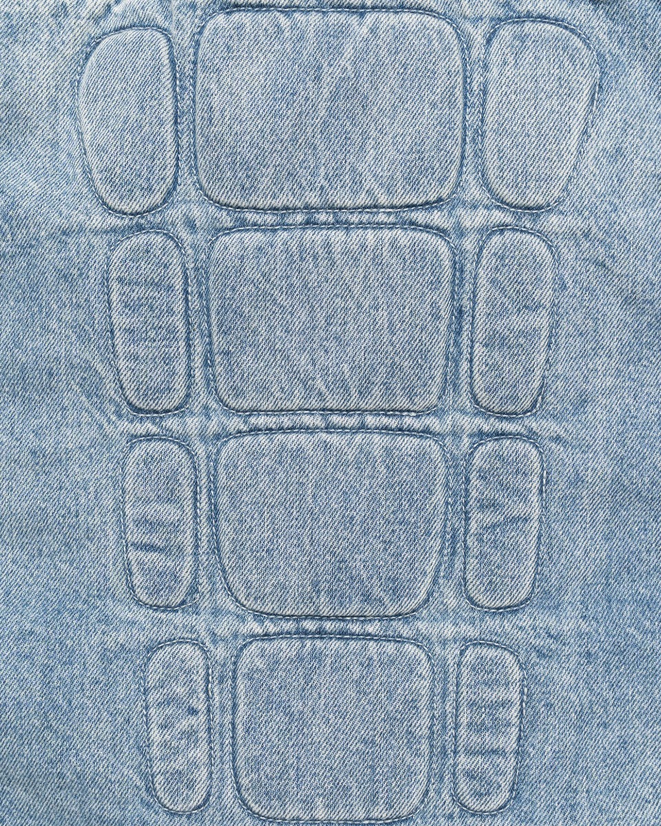 Yeezy Gap Engineered by Balenciaga padded denim jacket thumbnail